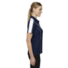 Extreme Women's Classic Navy/White Eperformance Pique Colorblock Polo