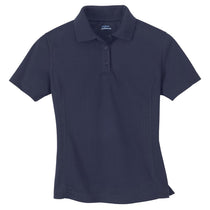 Extreme Women's Classic Navy Eperformance Jacquard Pique Polo