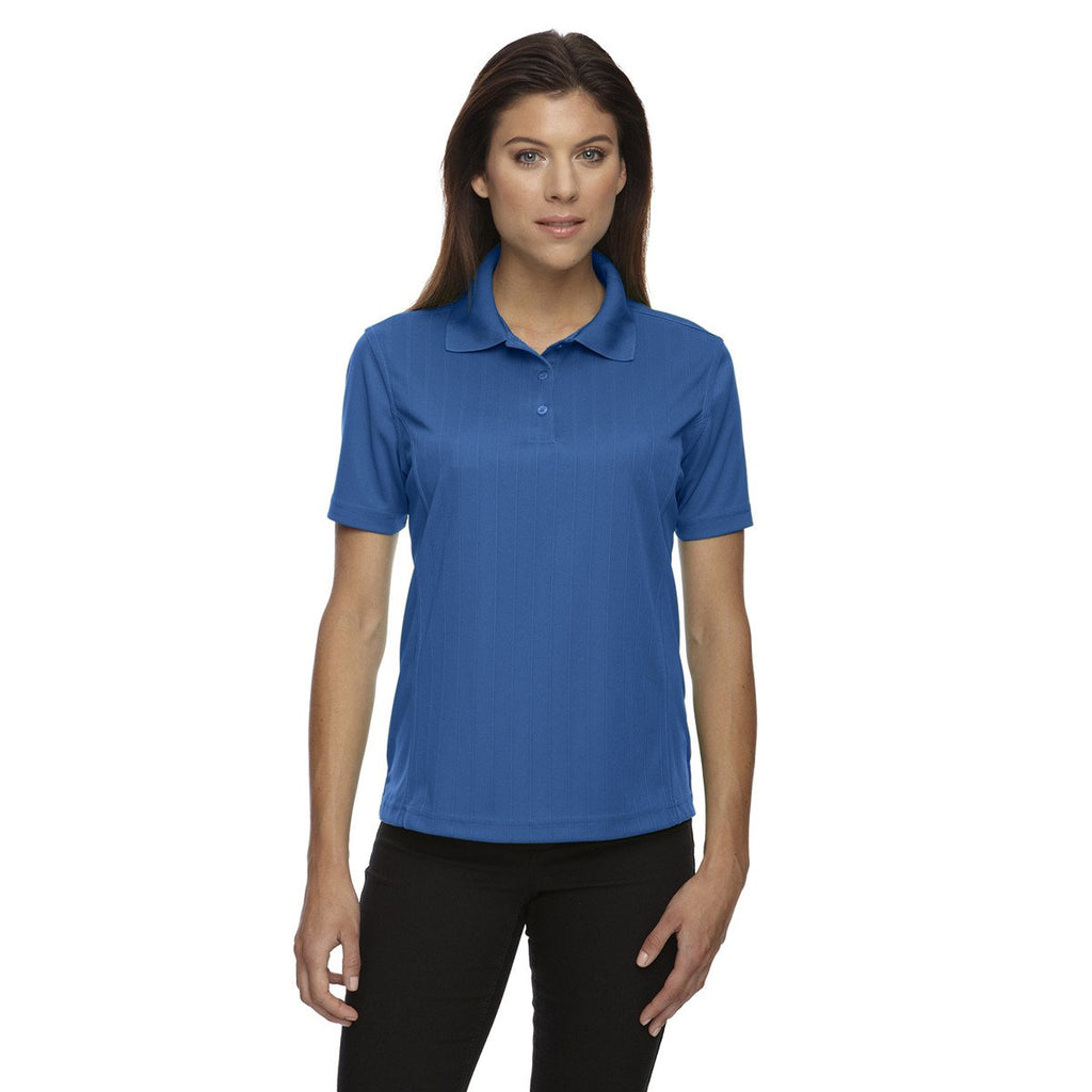 Extreme Women's Monarch Blue Eperformance Jacquard Pique Polo