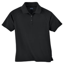 Extreme Women's Black Eperformance Ottoman Textured Polo