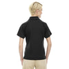 Extreme Women's Black Eperformance Ottoman Textured Polo