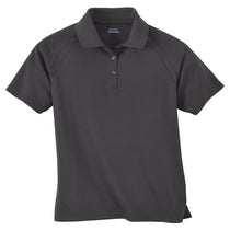 Extreme Women's Black Silk Eperformance Ottoman Textured Polo