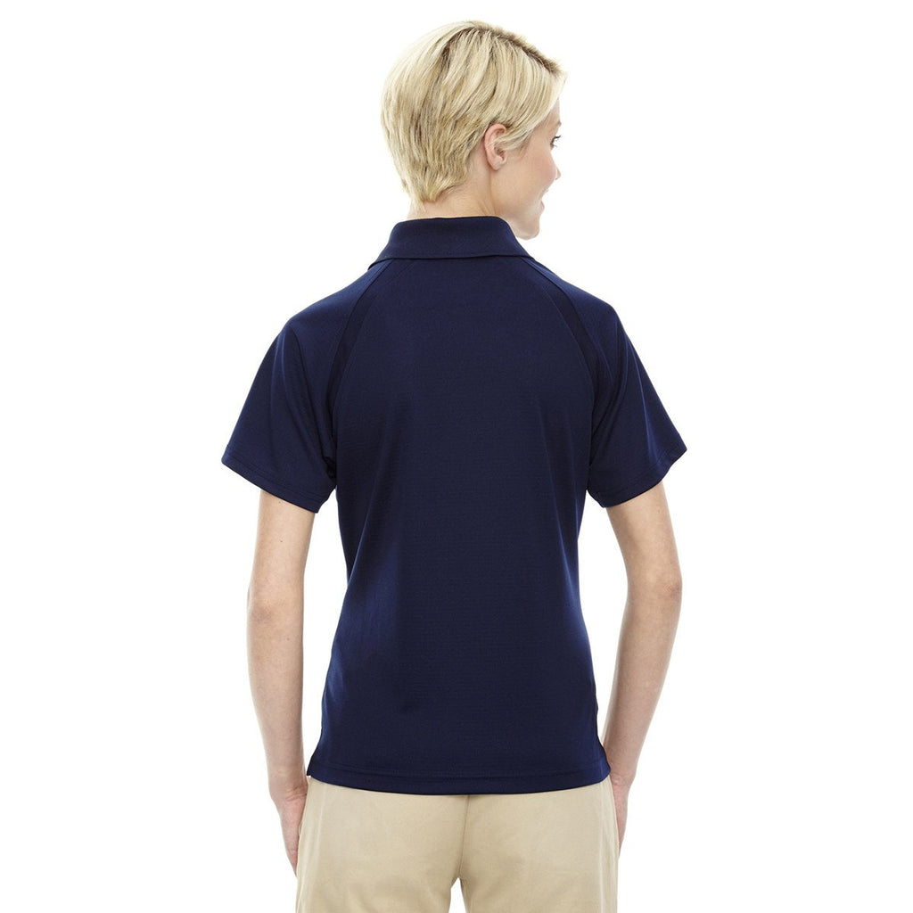 Extreme Women's Classic Navy Eperformance Ottoman Textured Polo
