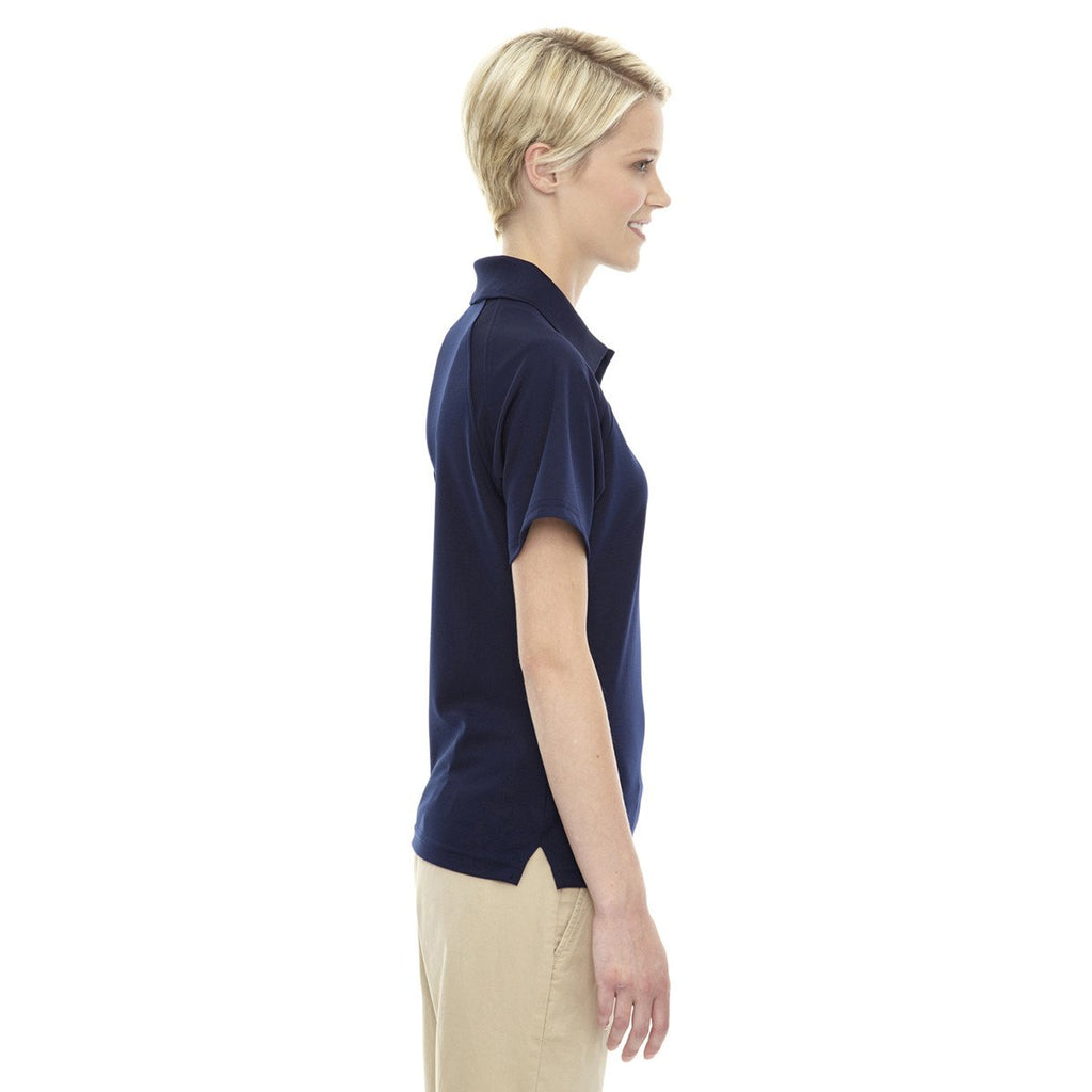 Extreme Women's Classic Navy Eperformance Ottoman Textured Polo