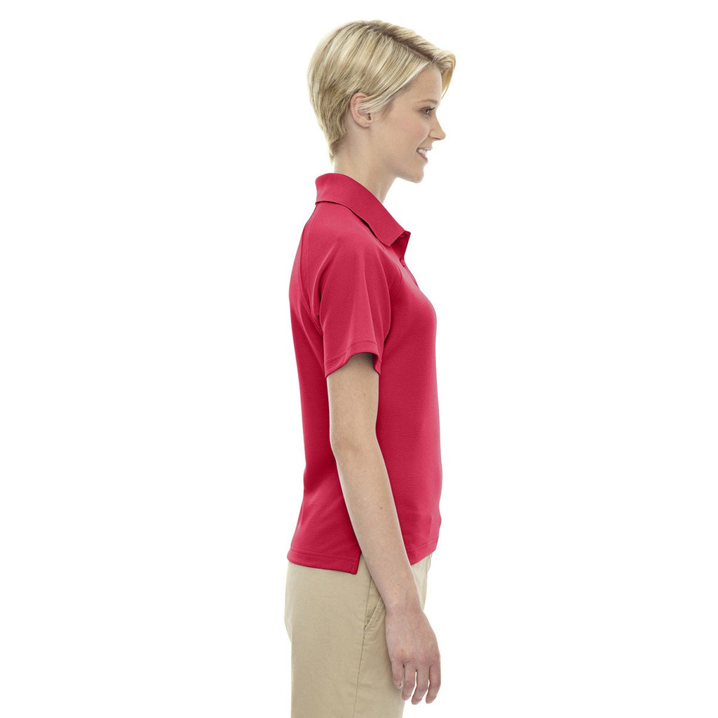 Extreme Women's Classic Red Eperformance Ottoman Textured Polo