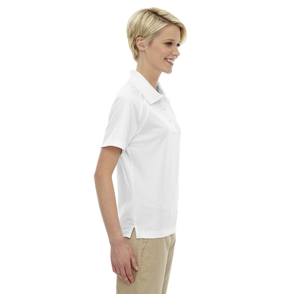 Extreme Women's White Eperformance Ottoman Textured Polo