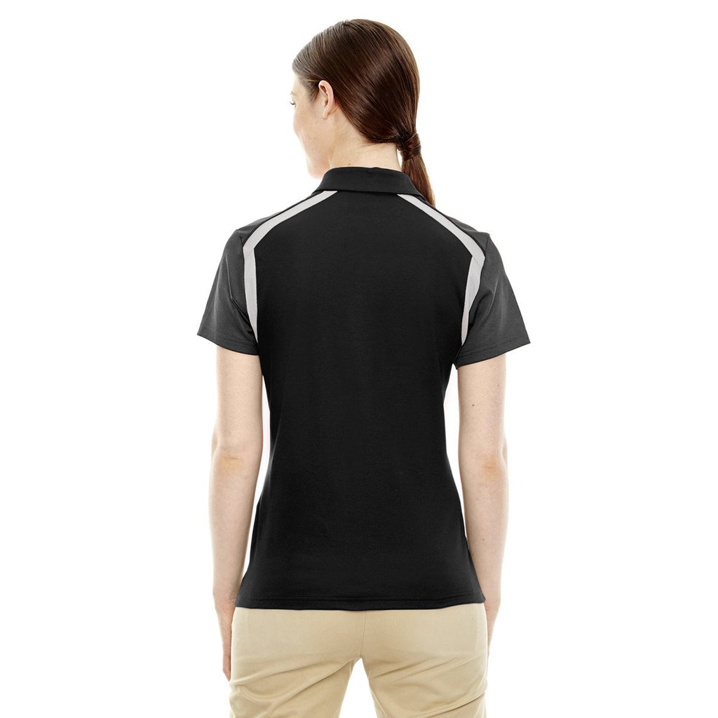 Extreme Women's Black Edry Colorblock Polo