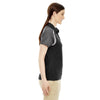 Extreme Women's Black Edry Colorblock Polo