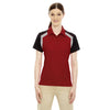 Extreme Women's Classic Red Edry Colorblock Polo