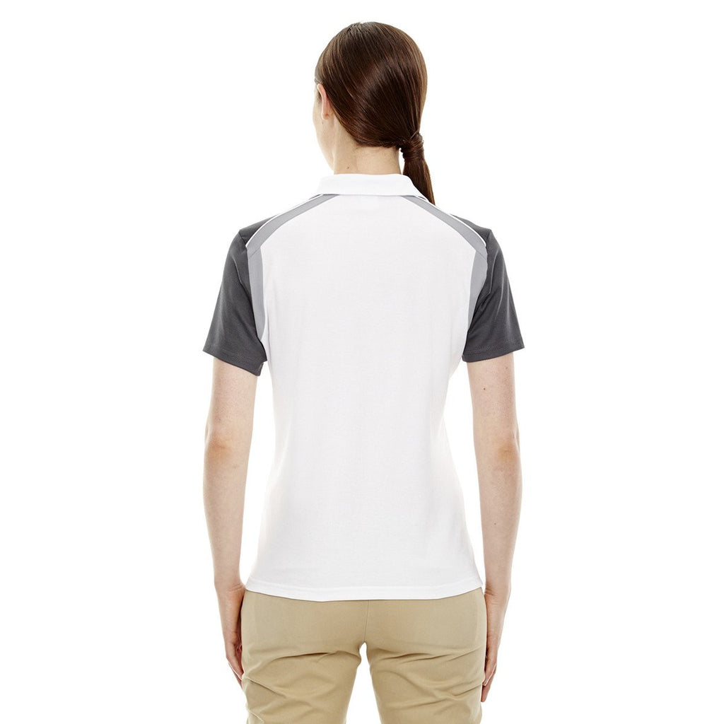 Extreme Women's White Edry Colorblock Polo