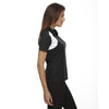 Extreme Women's Black Eperformance Colorblock Textured Polo