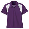 Extreme Women's Campus Purple Eperformance Colorblock Textured Polo