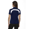 Extreme Women's Classic Navy Eperformance Colorblock Textured Polo