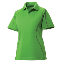 Extreme Women's Valley Green Eperformance Velocity Snag Protection Colorblock Polo with Piping