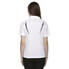 Extreme Women's White Eperformance Velocity Snag Protection Colorblock Polo with Piping