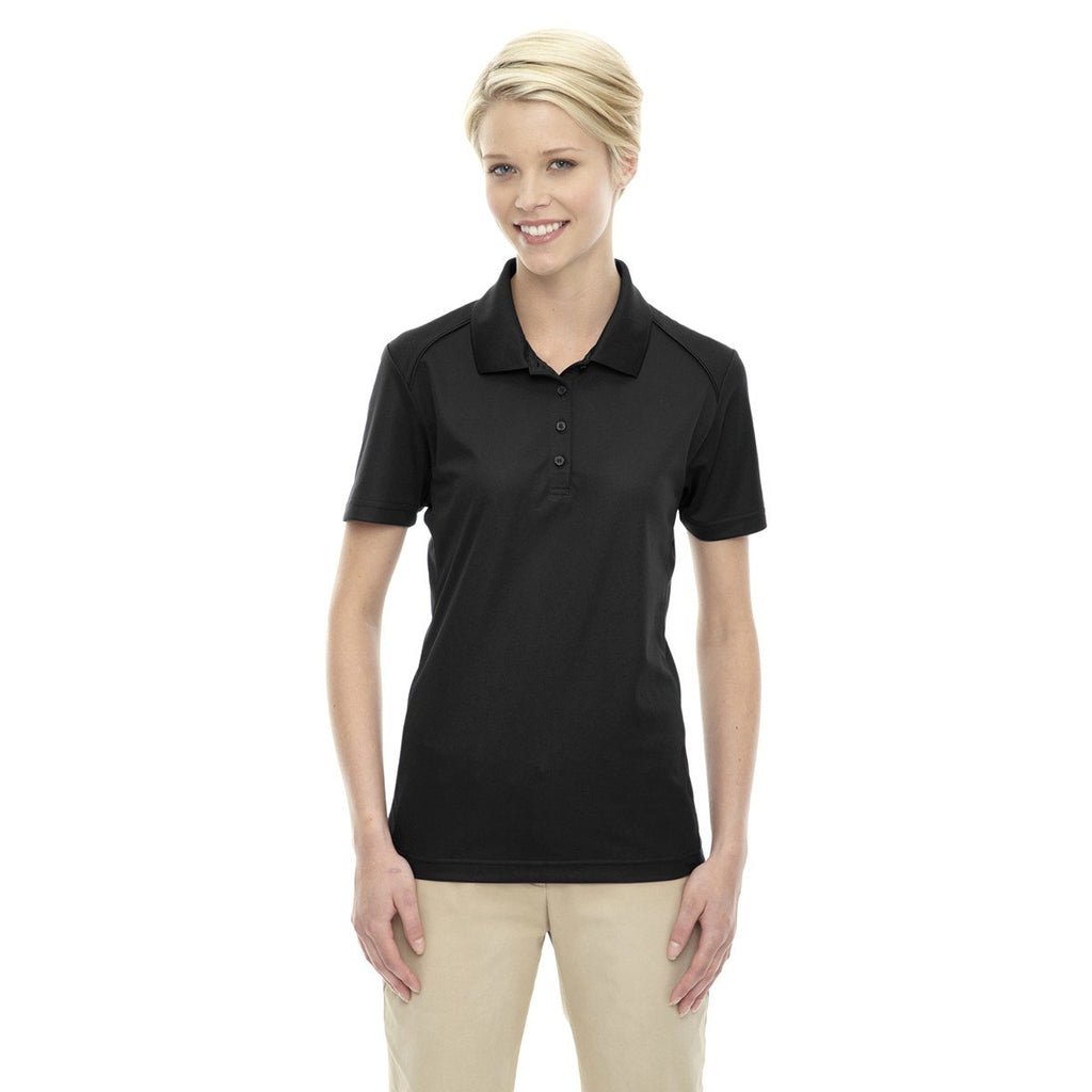 Extreme Women's Black Eperformance Shield Snag Protection Short-Sleeve Polo