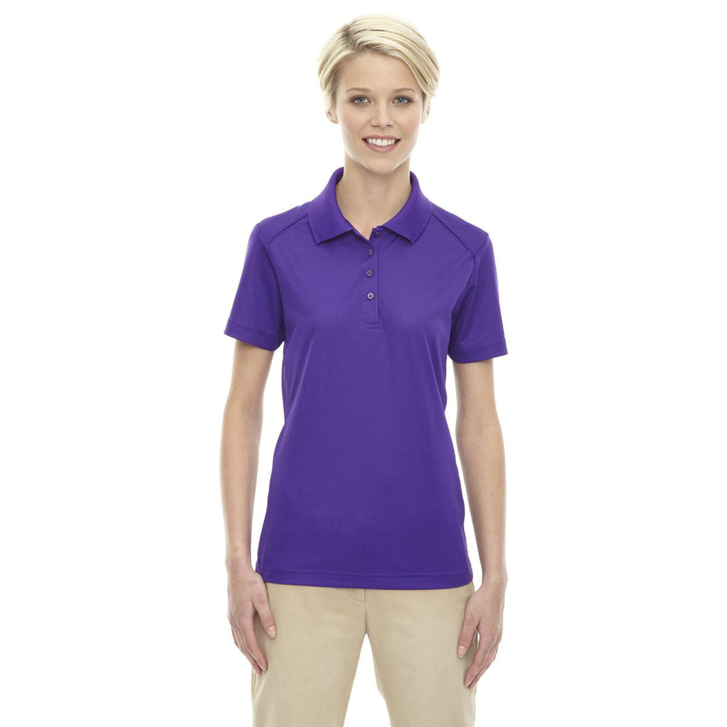 Extreme Women's Campus Purple Eperformance Shield Snag Protection Short-Sleeve Polo