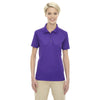 Extreme Women's Campus Purple Eperformance Shield Snag Protection Short-Sleeve Polo