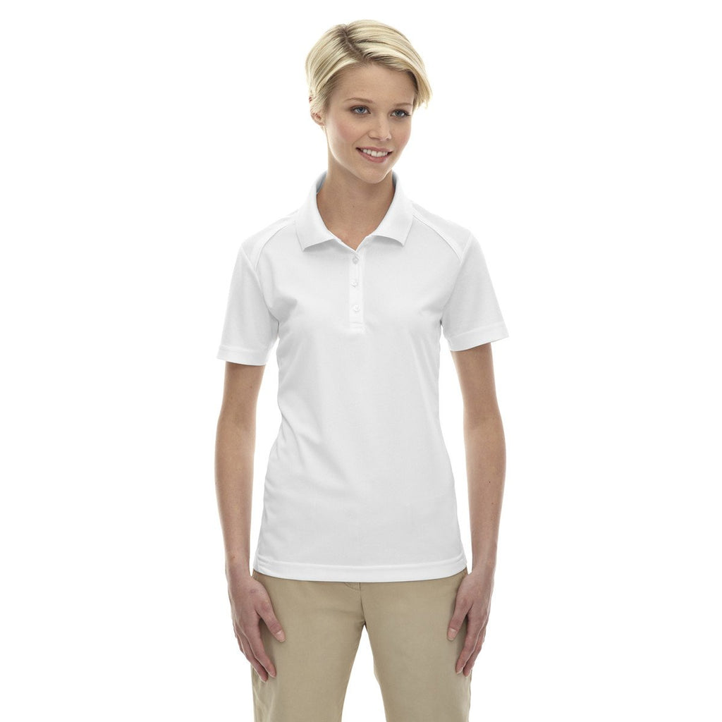 Extreme Women's White Eperformance Shield Snag Protection Short-Sleeve Polo