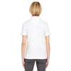 UltraClub Women's White Platinum Honeycomb Pique Polo