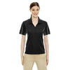Extreme Women's Black Eperformance Parallel Snag Protection Polo with Piping