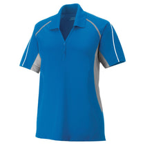 Extreme Women's Light Nautical Blue Eperformance Parallel Snag Protection Polo with Piping