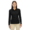 Extreme Women's Black Eperformance Snag Protection Long-Sleeve Polo