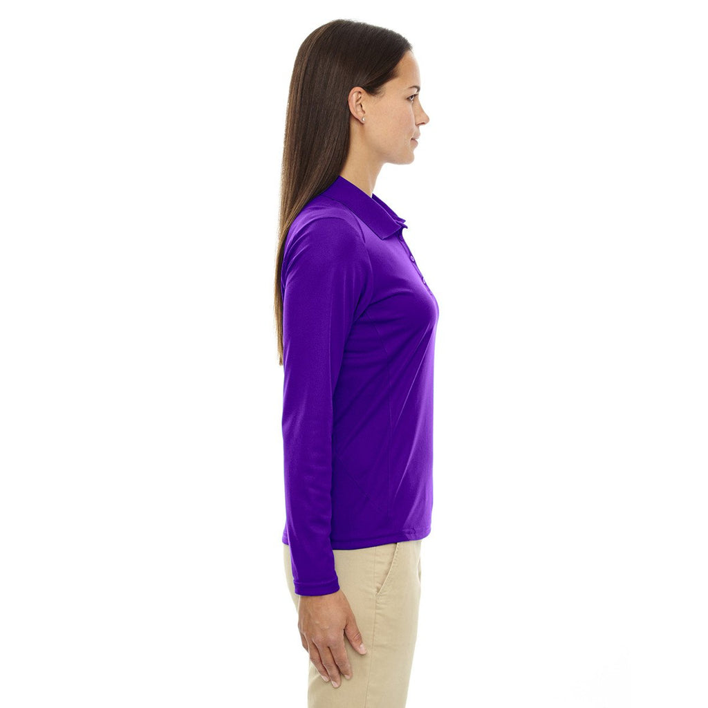 Extreme Women's Campus Purple Eperformance Snag Protection Long-Sleeve Polo
