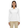 Extreme Women's White Eperformance Snag Protection Long-Sleeve Polo