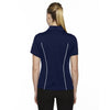 Extreme Women's Classic Navy Eperformance Tempo Recycled Polyester Performance Textured Polo