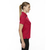 Extreme Women's Classic Red Eperformance Tempo Recycled Polyester Performance Textured Polo