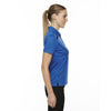 Extreme Women's Nautical Blue Eperformance Tempo Recycled Polyester Performance Textured Polo