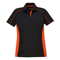 Extreme Women's Black/Orange Eperformance Fuse Snag Protection Plus Colorblock Polo