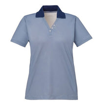Extreme Women's Classic Navy Eperformance Launch Snag Protection Striped Polo