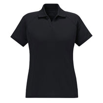 Extreme Women's Black Eperformance Stride Jacquard Polo