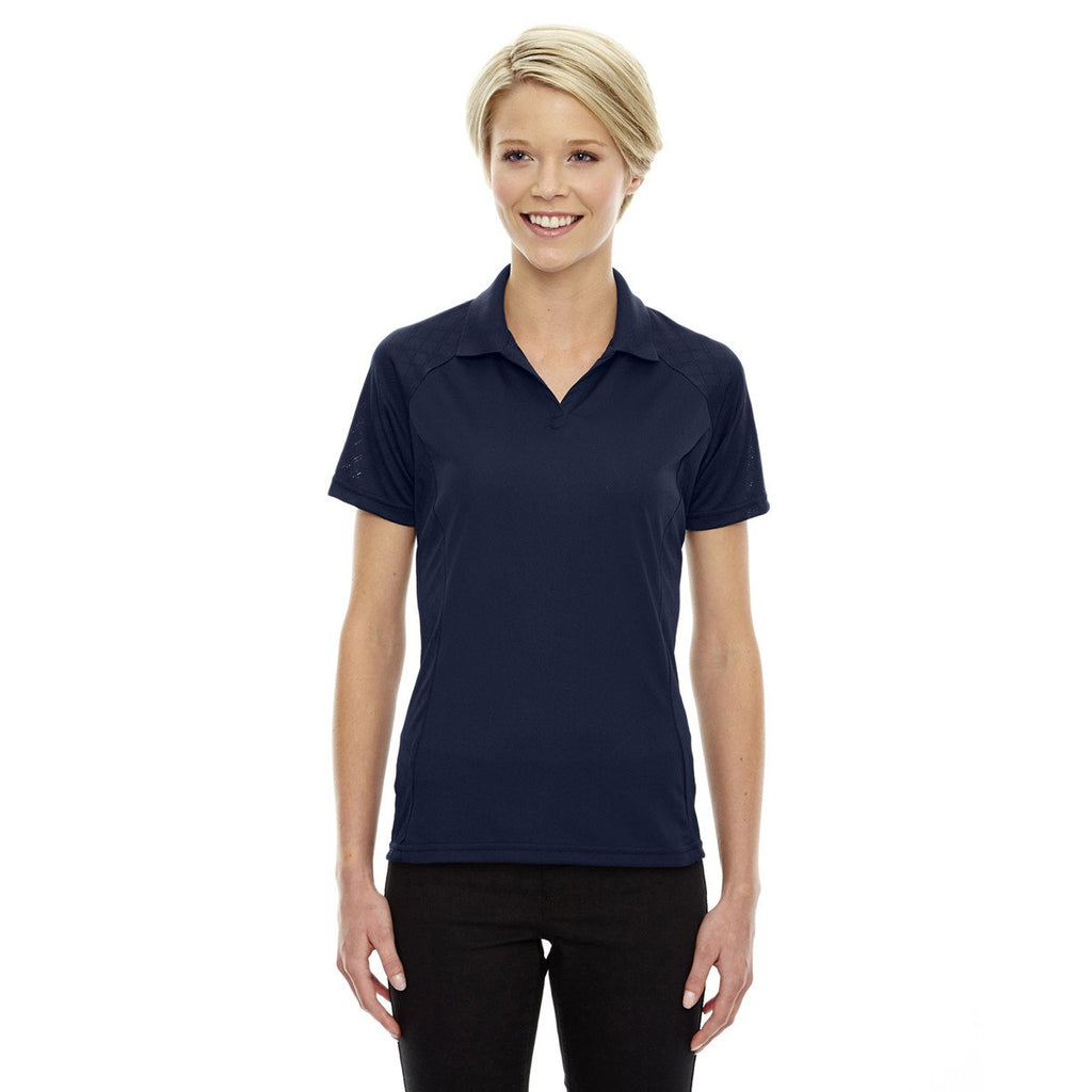 Extreme Women's Classic Navy Eperformance Stride Jacquard Polo