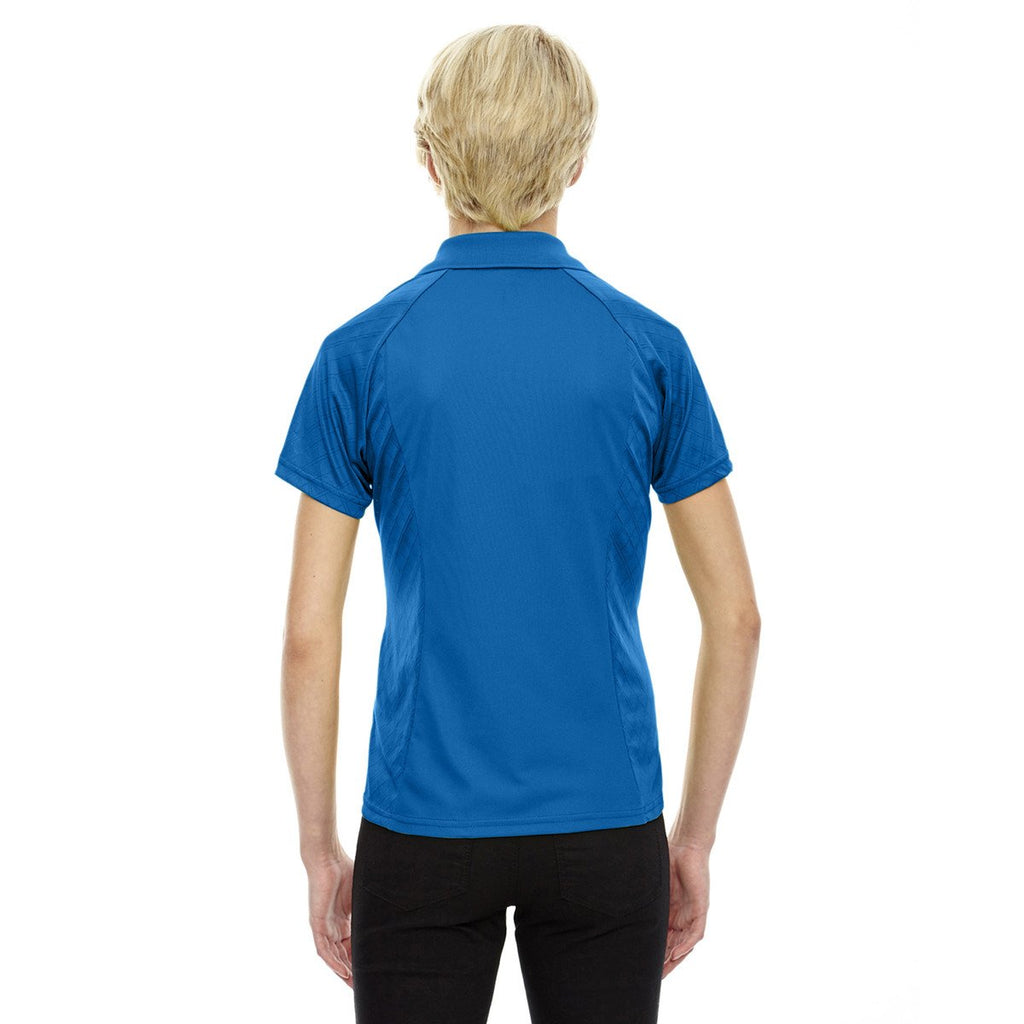 Extreme Women's Nautical Blue Eperformance Stride Jacquard Polo
