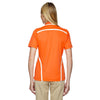Extreme Women's Amber Orange Eperformance Propel Interlock Polo with Contrast Tape