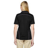 Extreme Women's Black Eperformance Propel Interlock Polo with Contrast Tape