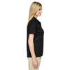 Extreme Women's Black Eperformance Propel Interlock Polo with Contrast Tape