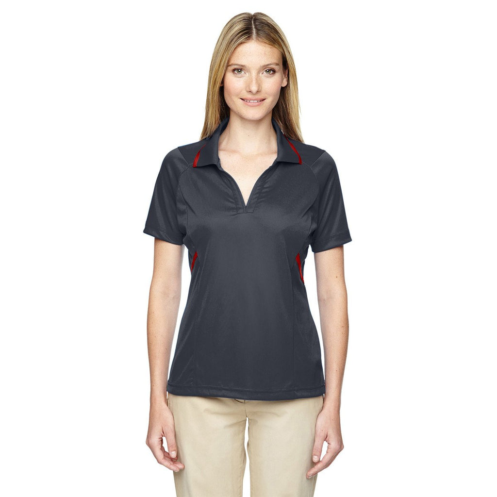 Extreme Women's Carbon Eperformance Propel Interlock Polo with Contrast Tape