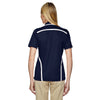 Extreme Women's Classic Navy Eperformance Propel Interlock Polo with Contrast Tape
