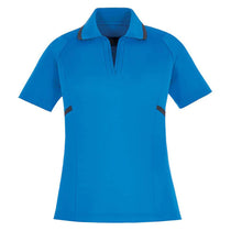 Extreme Women's Light Nautical Blue Eperformance Propel Interlock Polo with Contrast Tape