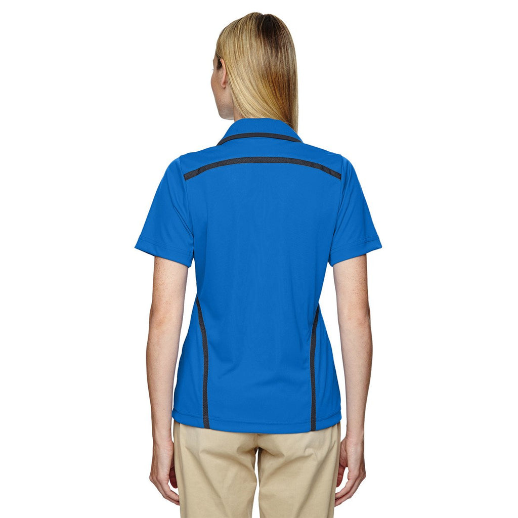 Extreme Women's Light Nautical Blue Eperformance Propel Interlock Polo with Contrast Tape
