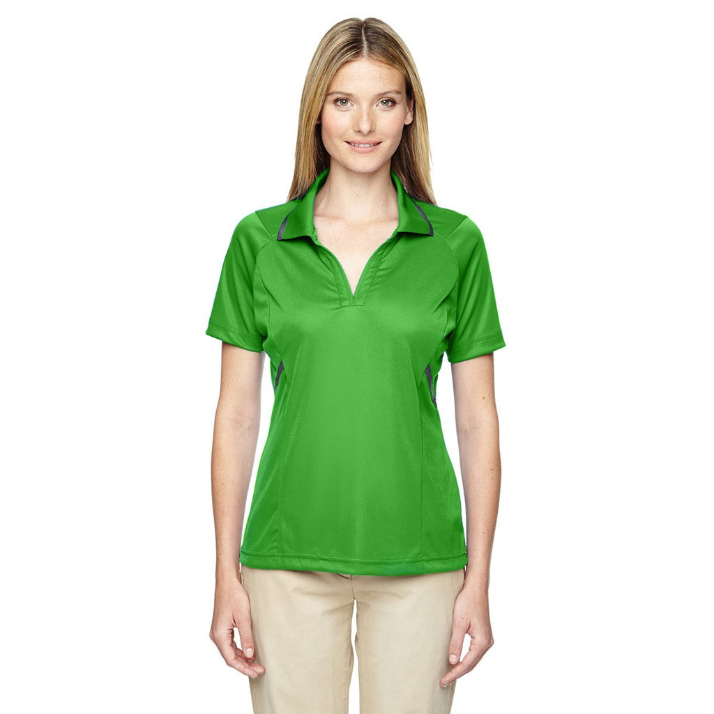 Extreme Women's Valley Green Eperformance Propel Interlock Polo with Contrast Tape