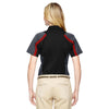 Extreme Women's Black/Classic Red Eperformance Strike Colorblock Snag Protection Polo