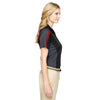 Extreme Women's Black/Classic Red Eperformance Strike Colorblock Snag Protection Polo