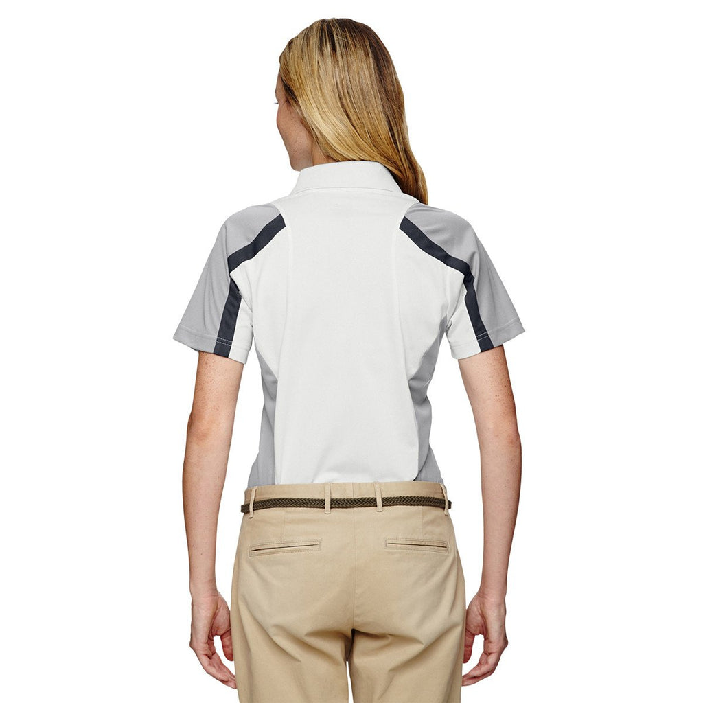 Extreme Women's Crystal Quartz Eperformance Strike Colorblock Snag Protection Polo