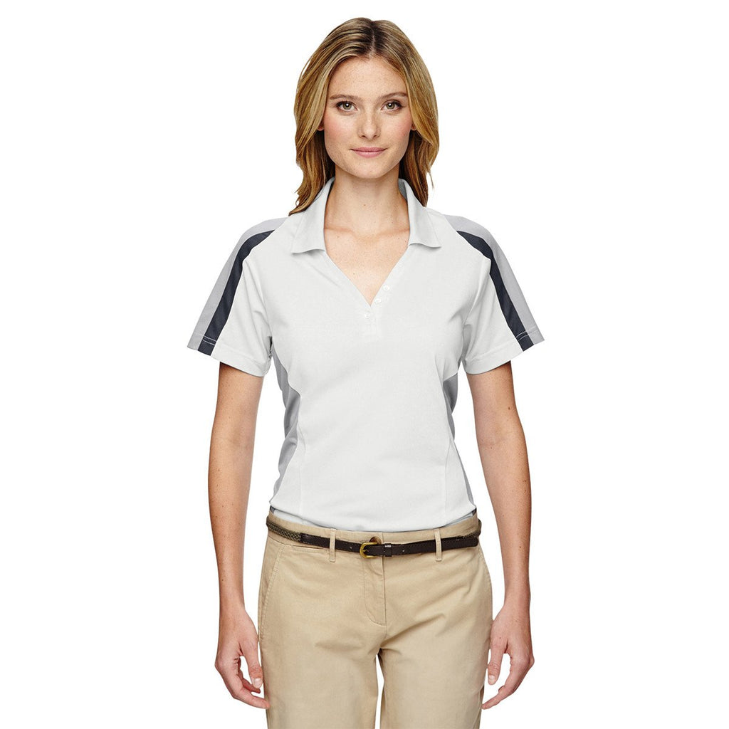 Extreme Women's Crystal Quartz Eperformance Strike Colorblock Snag Protection Polo