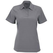 North End Women's Graphite Excursion Crosscheck Woven Polo